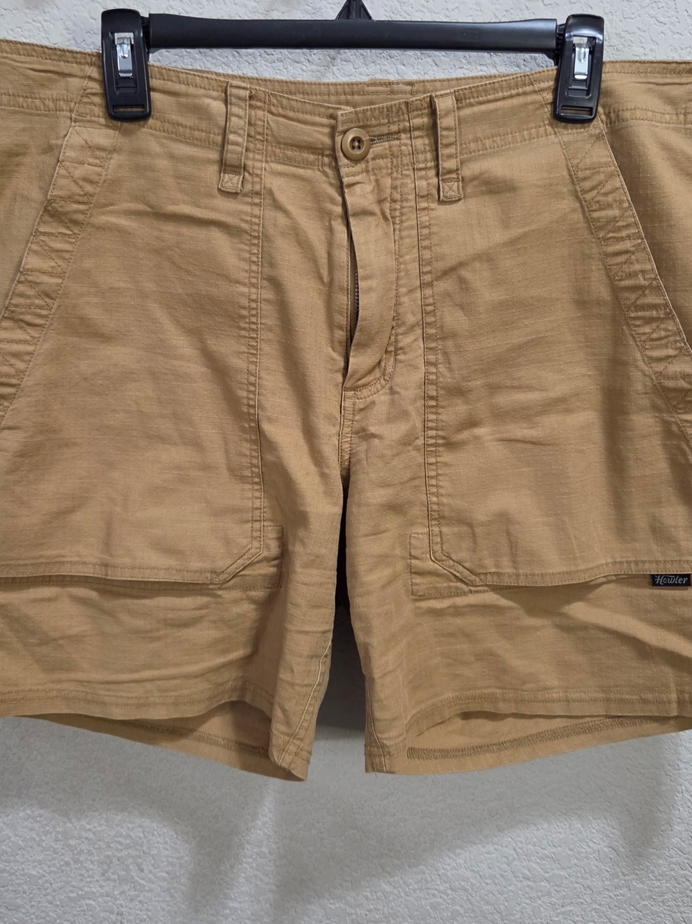 Howler Brothers Men's Khaki Cargo Shorts